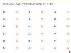 Icons slide legal project management lpm