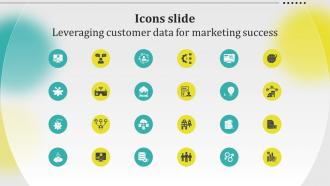Icons Slide Leveraging Customer Data For Marketing Success MKT SS V