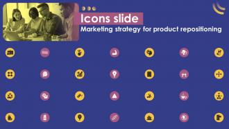 Icons Slide Marketing Strategy For Product Repositioning