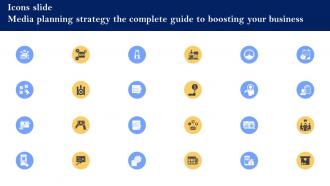 Icons Slide Media Planning Strategy The Complete Guide To Boosting Your Business Strategy SS V