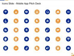 Icons slide mobile app pitch deck