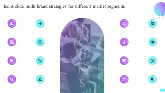 Icons Slide Multi Brand Strategies For Different Market Segments