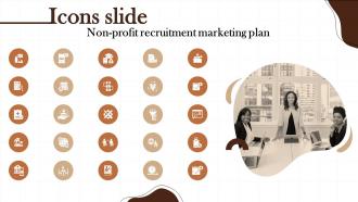 Icons Slide Non Profit Recruitment Marketing Plan Strategy SS