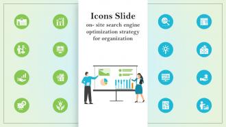 Icons Slide On Site Search Engine Optimization Strategy For Organization