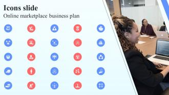 Icons Slide Online Marketplace Business Plan BP SS