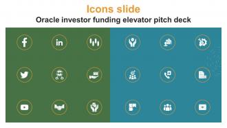Icons Slide Oracle Investor Funding Elevator Pitch Deck