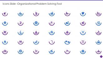 Icons Slide Organizational Problem Solving Tool