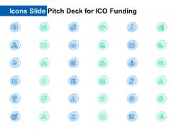 Icons slide pitch deck for ico funding ppt structure