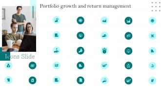 Icons Slide Portfolio Growth And Return Management