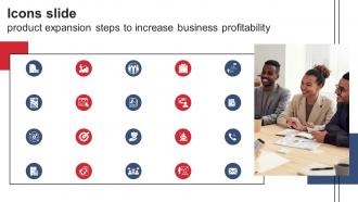 Icons Slide Product Expansion Steps To Increase Business Profitability