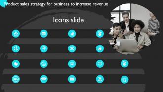 Icons Slide Product Sales Strategy For Business To Increase Revenue Strategy SS V