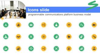 Icons Slide Programmable Communications Platform Business Model BMC SS V