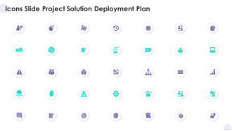 Icons Slide Project Solution Deployment Plan