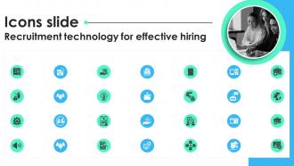 Icons Slide Recruitment Technology For Effective Hiring