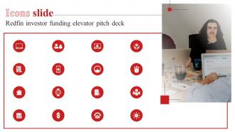 Icons Slide Redfin Investor Funding Elevator Pitch Deck