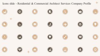 Icons Slide Residential And Commercial Architect Services Company Profile