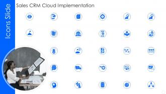 Icons Slide Sales CRM Cloud Implementation