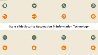 Icons Slide Security Automation In Information Technology