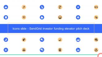 Icons Slide Sendgrid Investor Funding Elevator Pitch Deck
