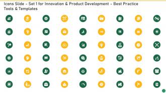 Icons Slide Set 1 For Innovation And Product Development Set 1 Innovation Product Development