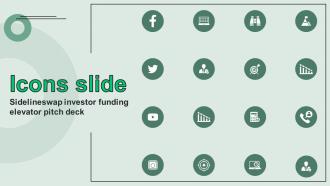 Icons Slide Sidelineswap Investor Funding Elevator Pitch Deck