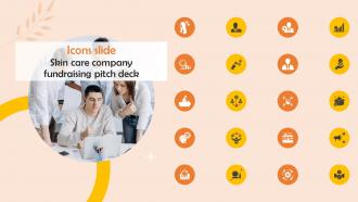 Icons Slide Skin Care Company Fundraising Pitch Deck