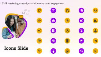 Icons Slide Sms Marketing Campaigns To Drive Customer Engagement MKT SS V