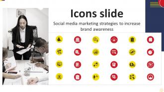 Icons Slide Social Media Marketing Strategies To Increase Brand Awareness MKT SS V