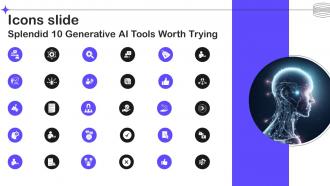 Icons Slide Splendid 10 Generative Ai Tools Worth Trying AI SS V