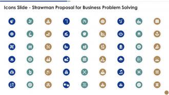 Icons slide strawman proposal for business problem solving