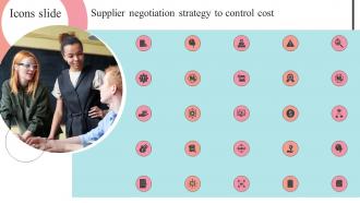 Icons Slide Supplier Negotiation Strategy To Control Cost Strategy SS V