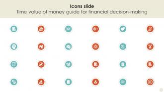 Icons Slide Time Value Of Money Guide For Financial Decision Making Fin SS