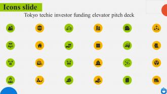 Icons Slide Tokyo Techie Investor Funding Elevator Pitch Deck