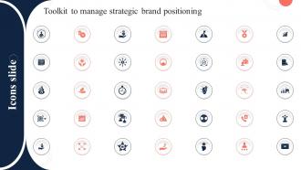 Icons Slide Toolkit To Manage Strategic Brand Positioning Ppt Show Deck