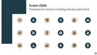 Icons slide Trashwarrior investor funding elevator pitch deck