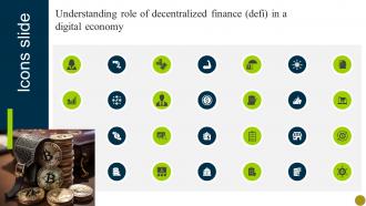 Icons Slide Understanding Role Of Decentralized Finance Defi In A Digital Economy BCT SS