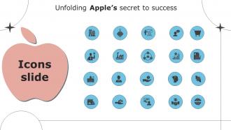 Icons Slide Unfolding Apples Secret To Success