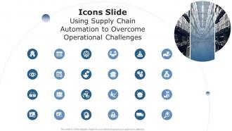 Icons Slide Using Supply Chain Automation To Overcome Operational Challenges