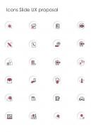Icons Slide UX Proposal One Pager Sample Example Document