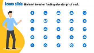 Icons Slide Walmart Investor Funding Elevator Pitch Deck