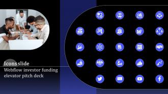 Icons Slide Webflow Investor Funding Elevator Pitch Deck