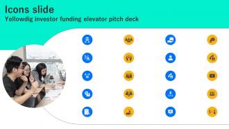 Icons Slide Yellowdig Investor Funding Elevator Pitch Deck
