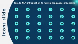 Icons Slide Zero To NLP Introduction To Natural Language Processing AI SS V