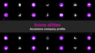 Icons Slides Accenture Company Profile Accenture Company Profile CP SS