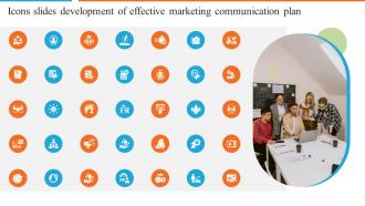 Icons Slides Development Of Effective Marketing