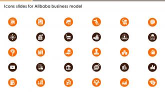Icons Slides For Alibaba Business Model Ppt File Portfolio BMC SS