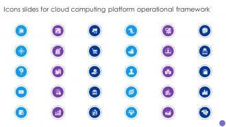 Icons Slides For Cloud Computing Platform Operational Framework BMC SS V