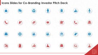 Icons Slides For Co Branding Investor Pitch Deck