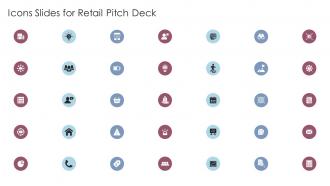 Icons slides for retail pitch deck