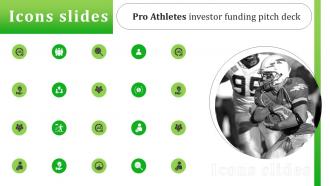 Icons Slides Pro Athletes Investor Funding Pitch Deck